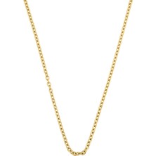 Altın Kaplama Çelik Cable Zincir Kolye