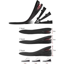 Özgürce Yastıklı 7 cm Tam Boy Tabanlık, Gizli Topuk Uzatıcı, Rahat ve Şık