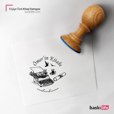Baskı Life Kişiye Özel Kitap Damgası Kitap Mührü Kaşe Kitap Mühür Özel Damga 322