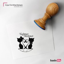 Baskı Life Kişiye Özel Kitap Damgası Kitap Mührü Kaşe Kitap Mühür Özel Damga 319
