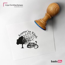 Baskı Life Kişiye Özel Kitap Damgası Kitap Mührü Kaşe Kitap Mühür Özel Damga 347