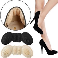 Özgürce Siyah 1 Çift Ayakkabı Vurma Önleyici Yapışkanlı Topuk Süngeri, Rahatlık Sağlar