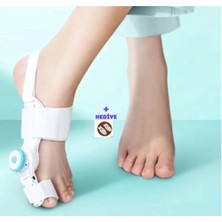 Özgürce Gece Ateli Ayarlı Ayak Başparmak Düzeltici ve Hediye Makara Aparatı