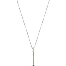 Gümüş Kaplama Çelik Mesh Kolye