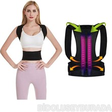 Özgürce Dik Duruş Destekli Unisex Ortopedik Korse, Kamburluk Önleyici Balenli Tasarım