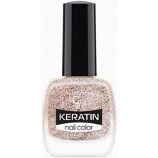Hype Store Golden Rose Keratin Nail Color Glitter NO:404 - Oje