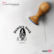 Baskı Life Kişiye Özel Kitap Damgası Kitap Mührü Kaşe Kitap Mühür Özel Damga 111