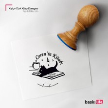 Baskı Life Kişiye Özel Kitap Damgası Kitap Mührü Kaşe Kitap Mühür Özel Damga 350