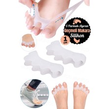 Özgürce Yumuşak Silikon Makara ile 5 Parmak Ayırıcı, Konforlu Gece Destekçisi