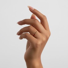 Altıncık 14 Ayar Altın Beşibiryerde (5'i 1 Yerde) Ipli Yüzük