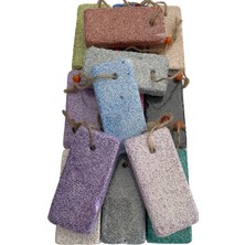 Aktarloji 3 Adet Renkli Topuk Ponza Taşı Yumuşak Doku ile Etkili Bakım