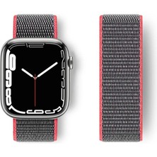 Normadia Şık 38MM Hasırlı Pembe Cırtcırtlı Saat Kordonu