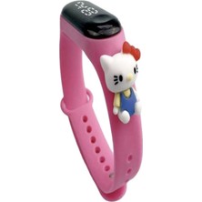 Normadia Renkli Dijital LED Çocuk Kol Saati, Su Geçirmez, Silikon Kordon