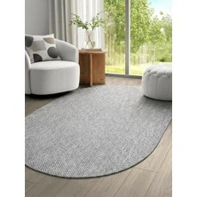 Saraz Halı Elit 1017 Gri Sisal Hasır Görünümlü Modern Salon Oturma Odası Dört Mevsim Halı