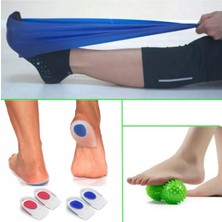 Özgürce Yumuşak Silikon Topuk Masaj Topu, Rahatlatıcı ve Egzersiz Aleti