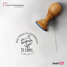 Baskı Life Kişiye Özel Kitap Damgası Kitap Mührü Kaşe Kitap Mühür Özel Damga 122
