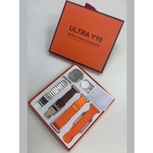 Normadia Ultra Wacth Y10 Akıllı Kol Saati 4 Kordonlu, Android ve Ios Uyumlu
