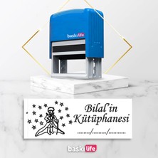 Baskı Life  Kaşe  Kitap Mührü Kitap Damgası Kişiye Özel Kaşe 607