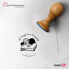 Baskı Life Kişiye Özel Kitap Damgası Kitap Mührü Kaşe Kitap Mühür Özel Damga 128