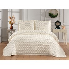 Danteel Home Nüans 3 Parça Çift Kişilik Pike Takımı Krem