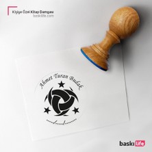 Baskı Life Kişiye Özel Kitap Damgası Kitap Mührü Kaşe Kitap Mühür Özel Damga 133