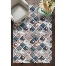 Tropikal Home Kaymaz Taban Modern Desen Halı Yolluk Leke Tutmaz Kolay Temizlenir Koridor Salon Yatak Mutfak Odası