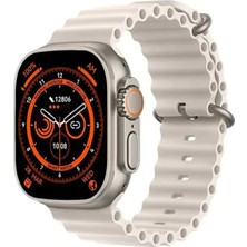 Normadia T900U Ultra 8 Akıllı Saat Çift Kordon, 2.1" IPS Tam Ekran, Kablosuz Şarj