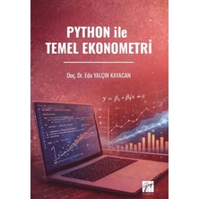 Gazi Kitabevi Python ile Temel Ekonometri
