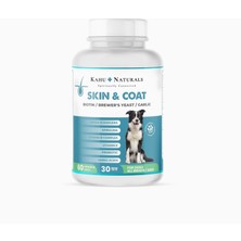 Hype Store Kahu Naturals Skin&coat, Deri ve Tüy Sağlığı Takviye, Bira Mayası, Sarımsak, Mos, Spirulina, 60 Tabl