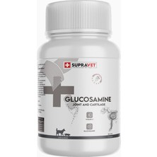 Hype Store Supravet Glucosamine Kedi ve Köpek Eklem Sağlığı Güçlendirici Glukozamin Tablet + Vitamin C 75 Table