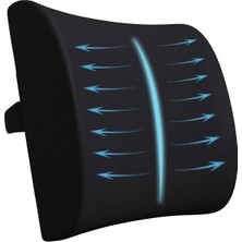 Özgürce Ortopedik Poliüretan Bel ve Oturma Destek Minderi, Rahat ve Ergonomik Kullanım