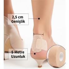 Özgürce Konforlu Adımlar Için 2.5 cm x 5 M Ayakkabı Vurma Önleyici Bant