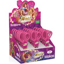 Winx Club Kapaklı Çocuk Makası 65417 13,5 Cm Pembe Renkli 1 Adet Güvenli Kullanım İçin Koruma