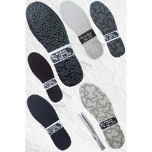 Özgürce 3 Katmanlı Suni Deri Patik Tabanı, Karışık Desenli, 3 Çift, 6 Mm, Hazır Delikli