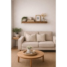 Mobilyacın Tekli Uçan Duvar Rafı Set Gizli Raf- Barok - 15X40