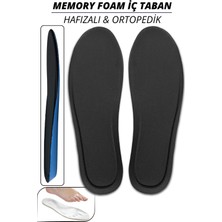 Özgürce Yumuşak ve Konforlu Ortopedik Ayakkabı Tabanı, Memory Foam Insole, Siyah