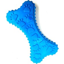 Hype Store Tasma Market 10CM Kemik Köpek Diş Kaşıma Oyuncağı Mavi
