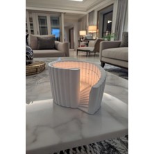 Safir Design Estetik Sarmal Merdiven Mumluk, Mum Hediyeli Modern Dekoratif Mumluk