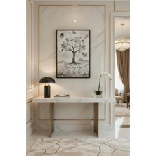 Safir Design Para Mıknatısı ve Pozitif Enerji Odaklı Dekoratif Çerçeveli Tablo