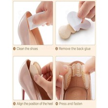 Özgürce 4'lü Ayakkabı Topuk Vurma Önleyici Havalı Dolgulu Sünger Pedleri