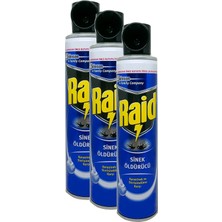 Raid Sinek Öldürücü Oda Spreyi 300 ml x 3 Karasinekler İçin Güçlü Etki ve Hızlı Sonuç