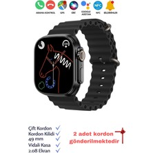 Normadia Su Geçirmez Akıllı Saat, Xiaomi Redmi 9A Uyumlu, Erkekler Için Siyah