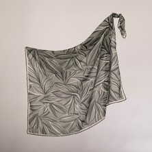 Piramit Naturel Eşarp | Palmiye Yaprakları