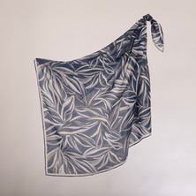 Piramit Naturel Eşarp | Palmiye Yaprakları