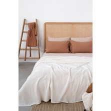 Barine İnce iki Katlı Pamuklu Müslin Pike Krem