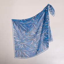 Piramit Naturel Eşarp | Palmiye Yaprakları