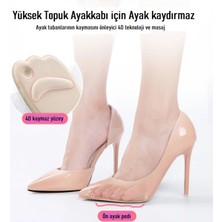 Özgürce Yüksek Topuklar Için Ter Emici Şok Emici Yarım Taban Pedleri (2 Çift)