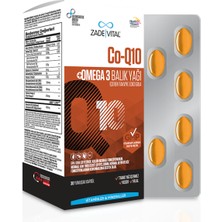 Zade Vital Koenzim Q10 Omega 3 30 Kapsül