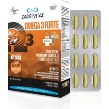 Zade Vital Omega 3 Forte Balık Yağı 40 Kapsül