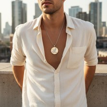 Medo E-Konsept 🦅 Kartal Figürlü Gümüş Kaplama Kolye – Erkekler İçin Güçlü & Sembolik Tasarım | Son 5 Ürün!